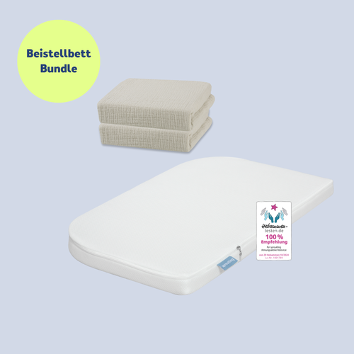 Newborn Sleep Bundle - Bedside Mattress & Sheets (2-pack)